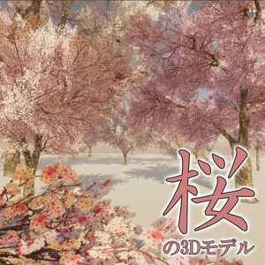 Cherry Blossom Tree 3D Model 2