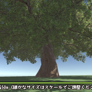 巨大樹の3Dモデル 缩略图 2