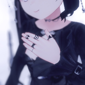 【全アバター/エルシオン対応】指輪/Devil’s Oath【VRchat】 缩略图 5