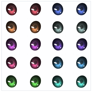 Eye Texture Pack - 10 Colors (VRoid)