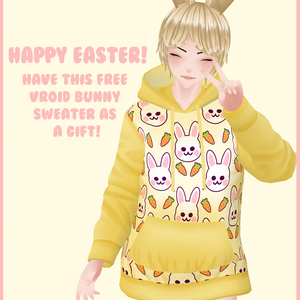 Easter Bunny Hoodie & Cat Hoodie (うさぎパーカー -  猫のパーカー)