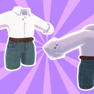 Casual Boy Shirt Outfit for Zio's Free Avatar