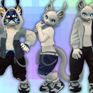 Casual Outfit for Mayu | Modular Prefab | VRChat Avatar