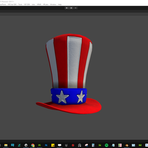 独立記念日の帽子 - 無料の VRChat アセット -  4th of July Hat - Free VRChat Asset