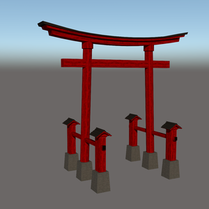 鳥居(Japanese Torii Gate)