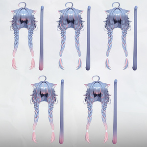 Nya nya nya hair_Hair mask gradation&highlights 缩略图 2