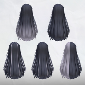 すずかぜロング_Hair mask gradation&highlights 缩略图 3