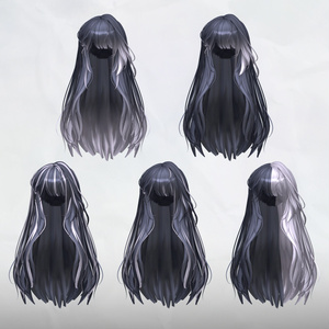 すずかぜロング_Hair mask gradation&highlights 缩略图 2