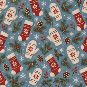 クリスマス・デジタルペーパー12枚セット｜シームレス背景素材・3000px PNG・商用利用可  Christmas Digital Paper 12-Pack | Seamless Patterns, 3000px PNG, Commercial Use