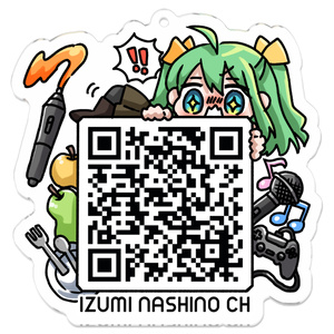 NASHINO's QR SERIES_アクリルキーホルダー（コーティング有）