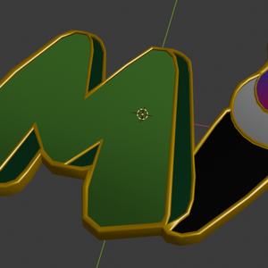 Misskey.art エナメルピンバッチ 3Dモデル