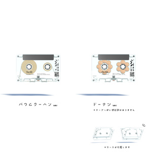 【3Dモデル】バウムクーヘンカセットテープ 缩略图 2
