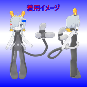 【エピボポ対応】ぱっつんみつあみヘアー【VRC想定】 缩略图 2