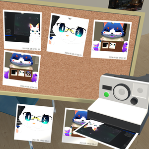 VRChat ギミック ポラロイドカメラ (Polaroid Camera)