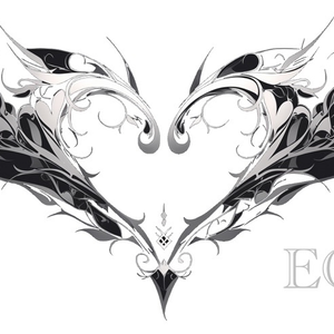 Echo of Light– Ornamental Dual Heart ― 光と影の対称
