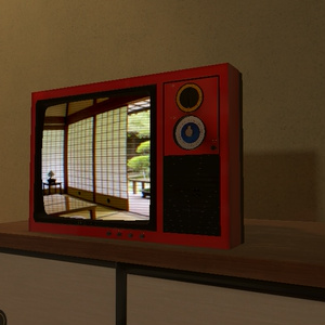 昔ながらのブラウン管テレビ