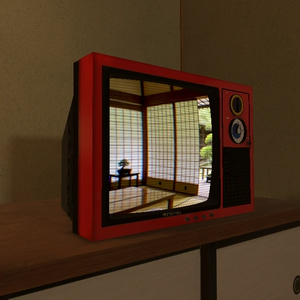 昔ながらのブラウン管テレビ 缩略图 2