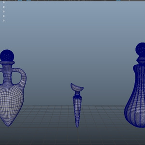 【3Dモデル】香水瓶3点セット 缩略图 5