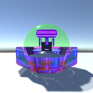 【3Dモデル】半透明プライズゲーム【UnityPackage】