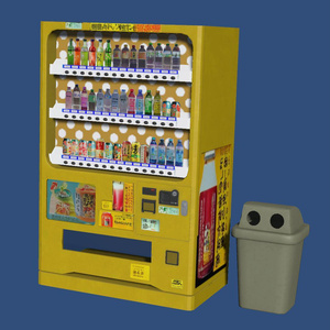 【3Dモデルセット】自動販売機【UnityPackage】