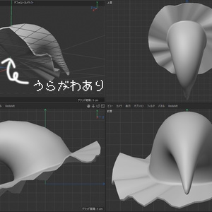 魔女の帽子3Dモデル 缩略图 2