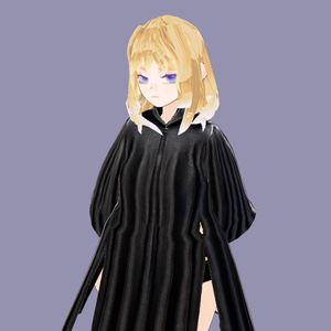 【Vroidカスタムアイテム】Noir Reverie ワンピース【Xwear】 缩略图 2