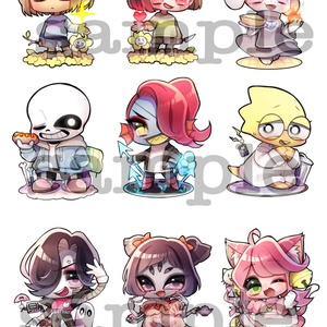 UNDERTALE‪‪❤︎‬アクリルキーホルダー