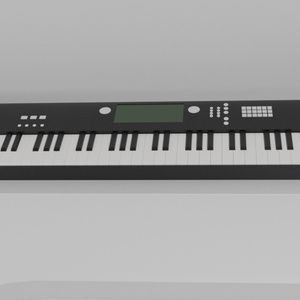 【3Dモデル】　ピアノ（キーボード）