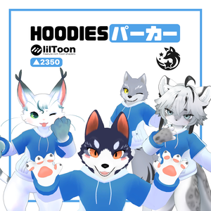 Hoodies (パーカー) [VRCHAT Avatar Clothes]