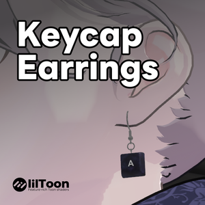 【無料】キーキャップピアスアクセサリー
