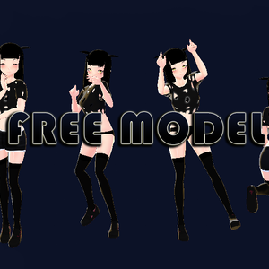 Free / FREE VROID MODEL : POP!