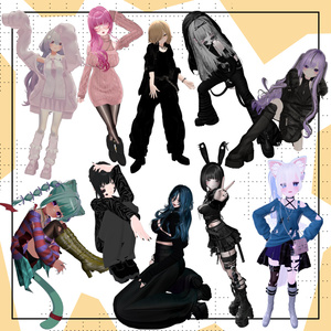 12アバター対応　Dual Charm Pose Pack 缩略图 3