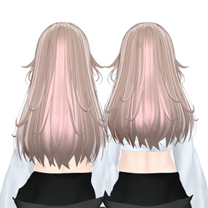ロングレイヤーヘア・Long layered hair【6 avatars】 缩略图 12