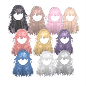 ロングレイヤーヘア・Long layered hair【6 avatars】 缩略图 13