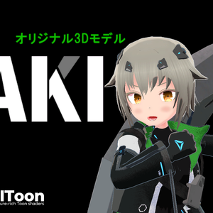 オリジナル3Dモデル　Aki