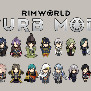 【Rimworld1.1】刀剣乱舞MOD（髪型・服）［TURB　Tourabuset1.1］