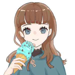チョコミントアイス🍨