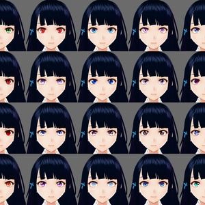 【VRoid】瞳テクスチャセットVol.3【100種類】