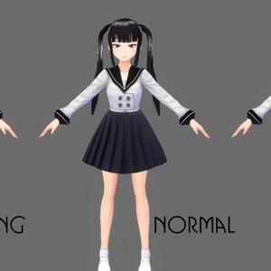 【VRoid】ワンピース向けスカートテクスチャセット