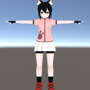 Blender2.8版VRChat用モデリング講座制作モデル「もでこ」