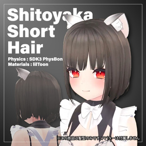 【VRC向け髪型】しとやかショートヘア / Shitoyaka Short Hair 缩略图 4