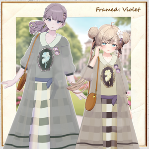 【Lapwing / マヌカ / VRoid】Framed: Violet