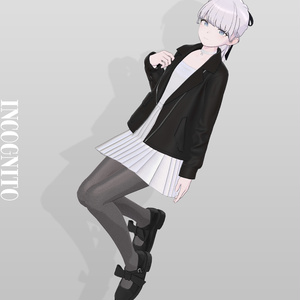 【Lapwing】Biker Jacket & Dress Outfit "Incognito"