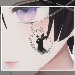 【Tatoo texture】Queenうさぎのタトゥー 缩略图 2