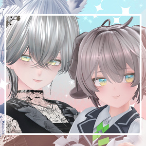 【14アバター対応】瞳＆メイクテクスチャ Two tone color ★Eye & Make up texture 缩略图 20