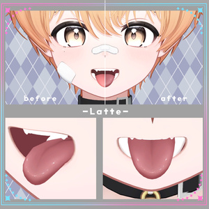 【複数アバター対応】口内カラーアップテクスチャ Make up texture 缩略图 5