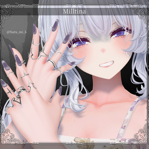 ★SALE★【複数アバター対応】-Ring Set- Veil Thorn 【VRChat想定】 缩略图 14