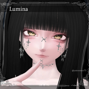★SALE★【複数アバター対応】Crux Face Chain Set【VRChat想定】 缩略图 5
