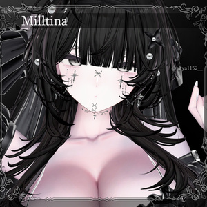 ★SALE★【複数アバター対応】Crux Face Chain Set【VRChat想定】 缩略图 7
