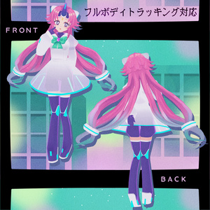 【VRM】オリジナル3Dモデル「 ユニ子　UNICO 」 缩略图 2